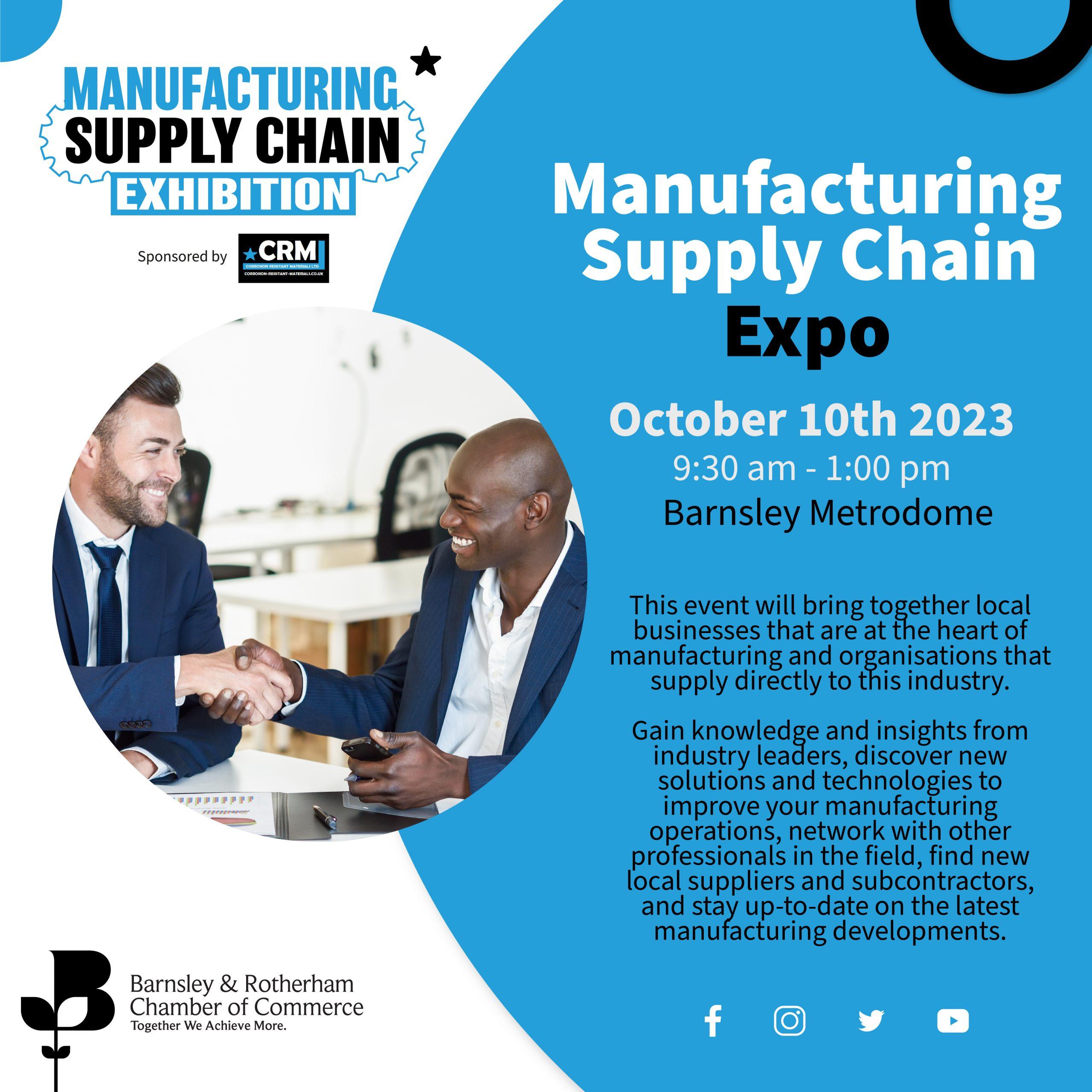 The Manufacturing Supply Chain Expo! An Unmissable Opportunity for Local Manufacturers and Suppliers